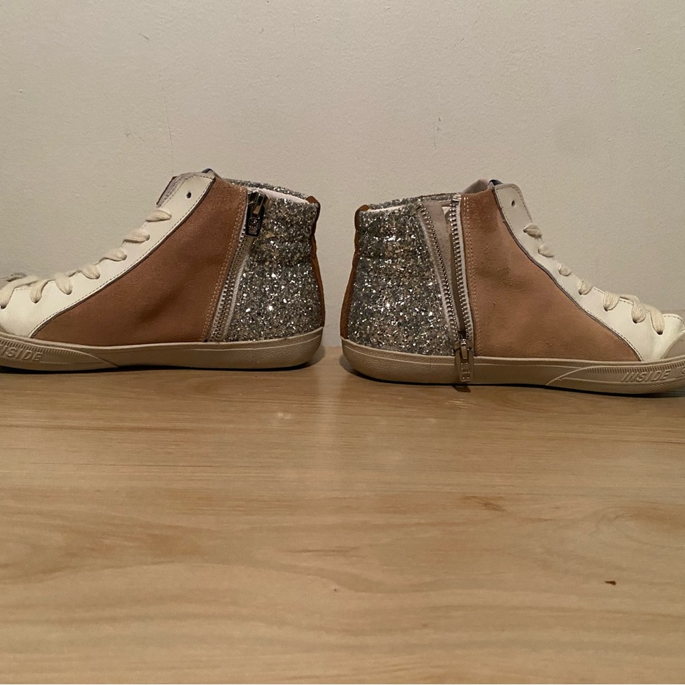 Golden Goose Slide High-Top Sneakers Glitter / Star EU 37 US 7 - Picture 12 of 15